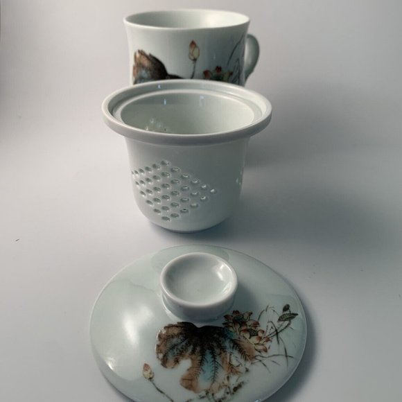 Teavana Lotus Blossom Mug Set - EUC - Picture 3 of 6